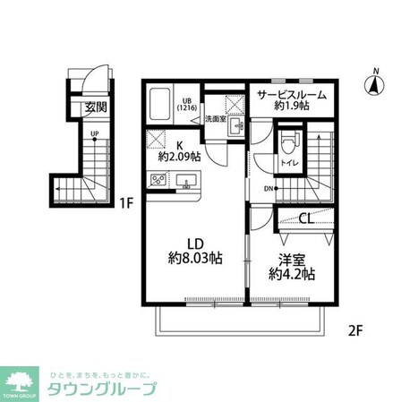 アムール鈴谷の物件間取画像